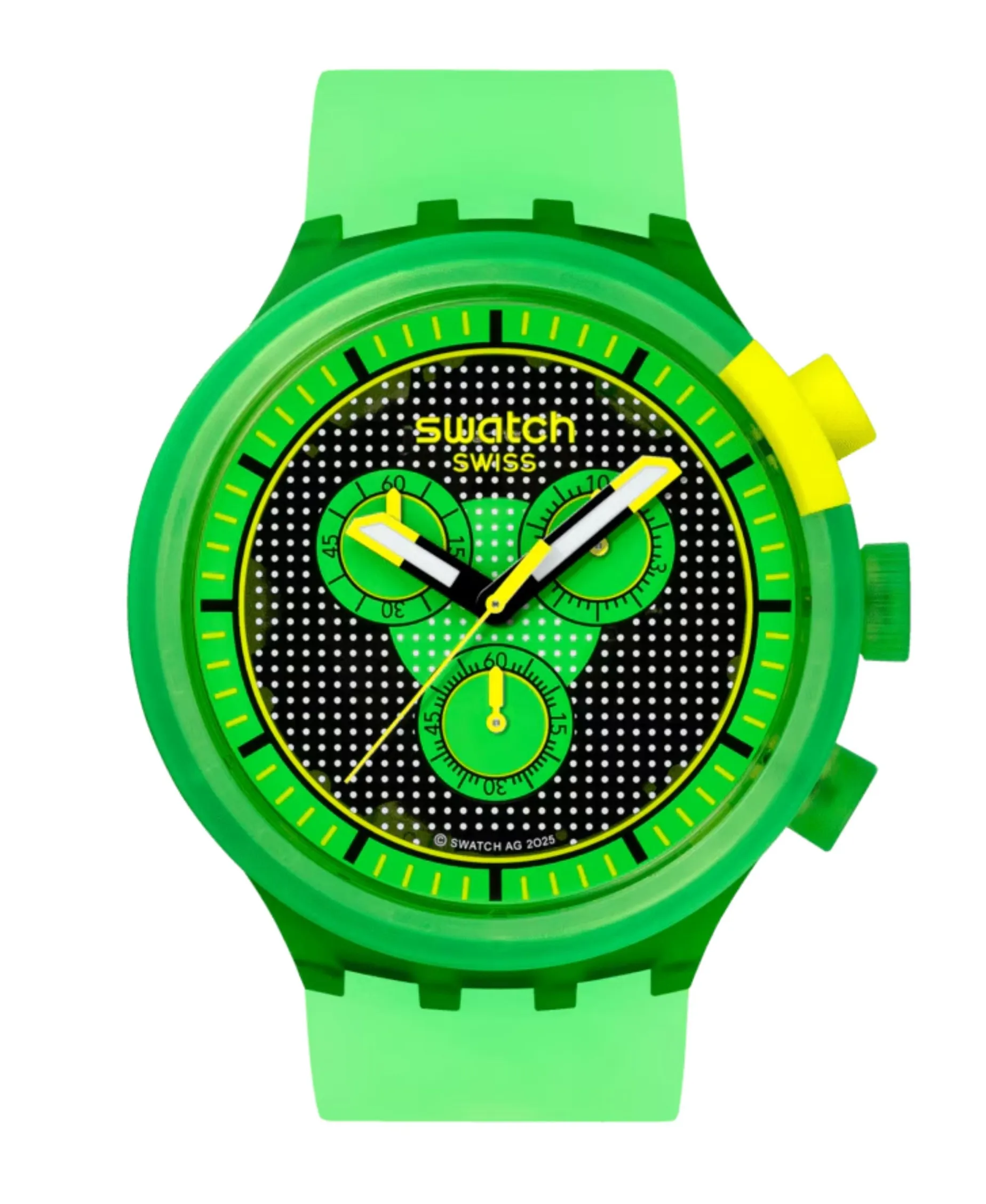 Swatch Glowingly Green 47 mm | SB02G100