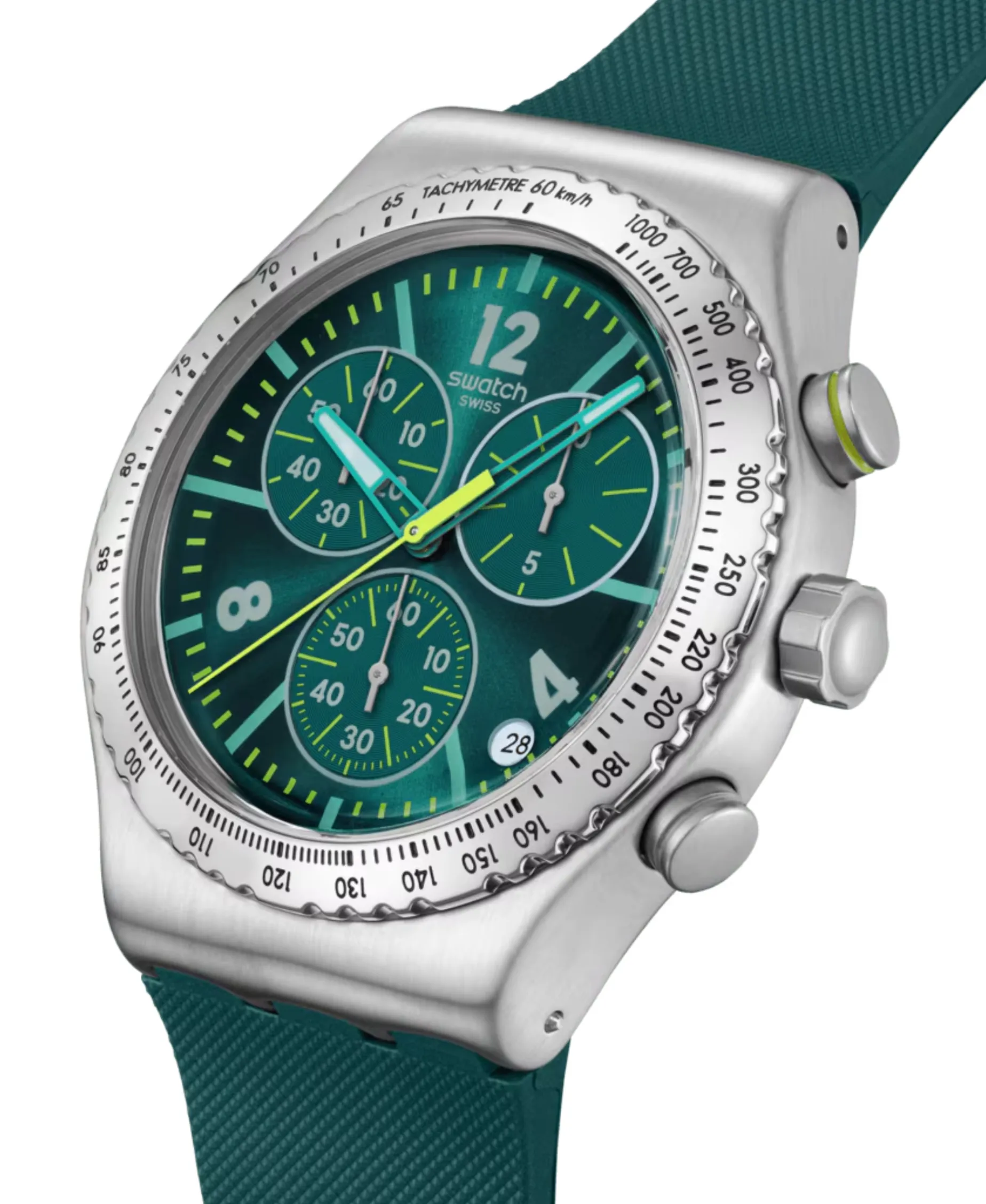 Swatch Greenshift Glow 43 mm | YVS535