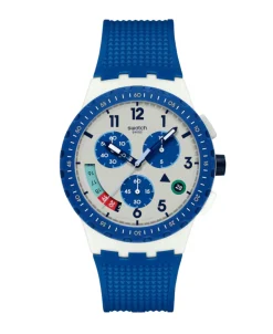 Swatch It'S Time! Cronógrafo Gris Polímero 42 mm | SUSM409