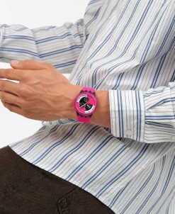 Swatch Swatcfuchsia Lines 42 mm | SUSB110
