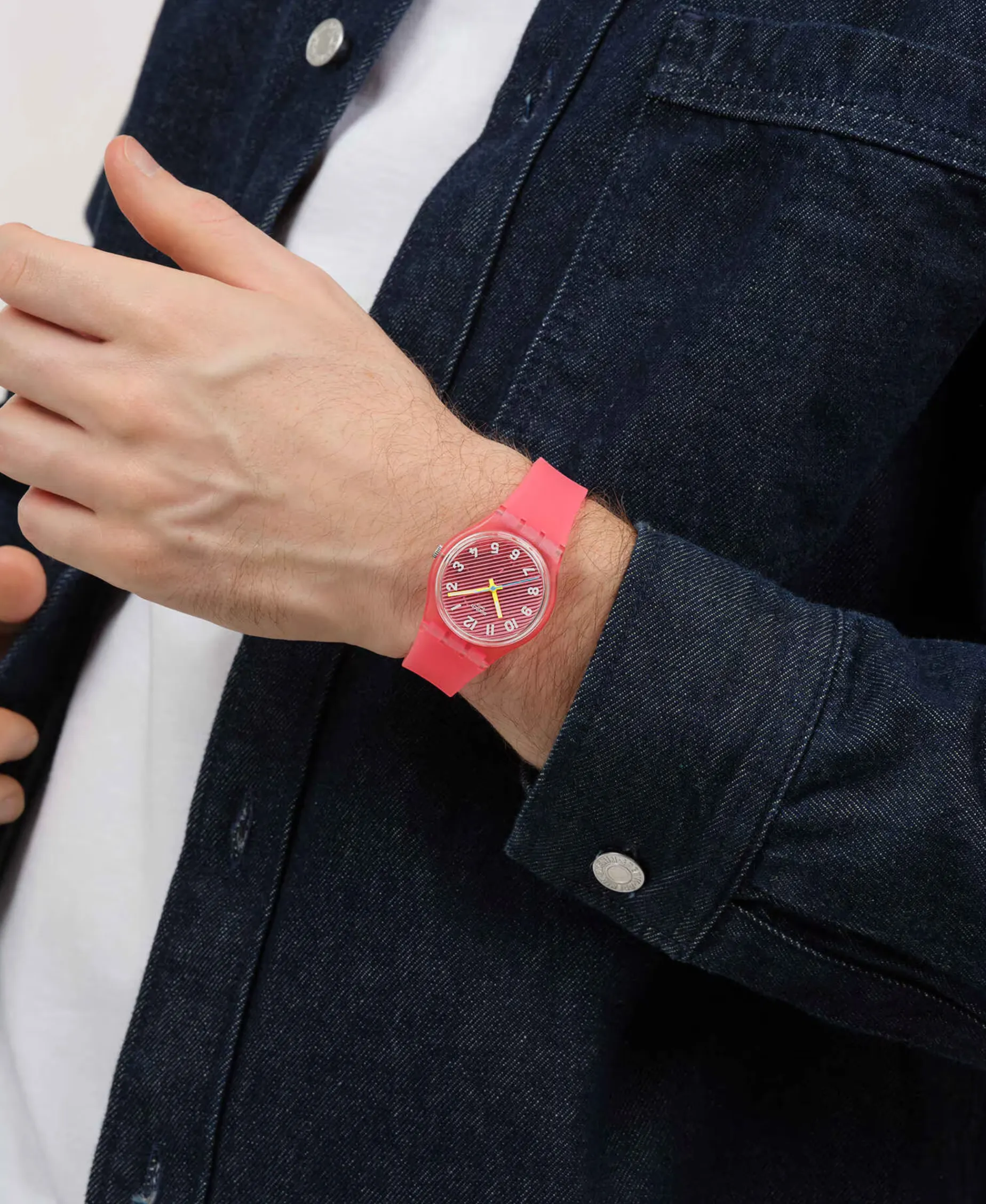 Swatch Wavelengths Of Coral 34 mm | SO28P114