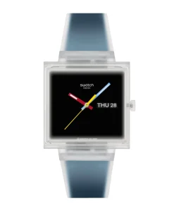 Swatch What If See Thru Black 41,80 mm | SO38K700