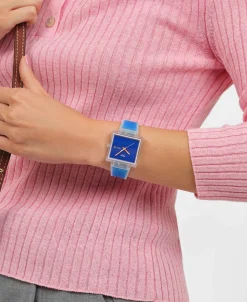 Swatch What If See Thru Blue 41,80 Mm | SO38K701