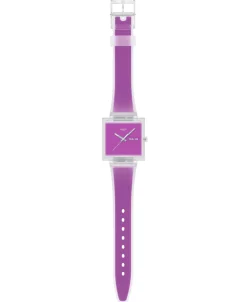 Swatch What If See Thru Magenta 41,80 mm | SO38K705
