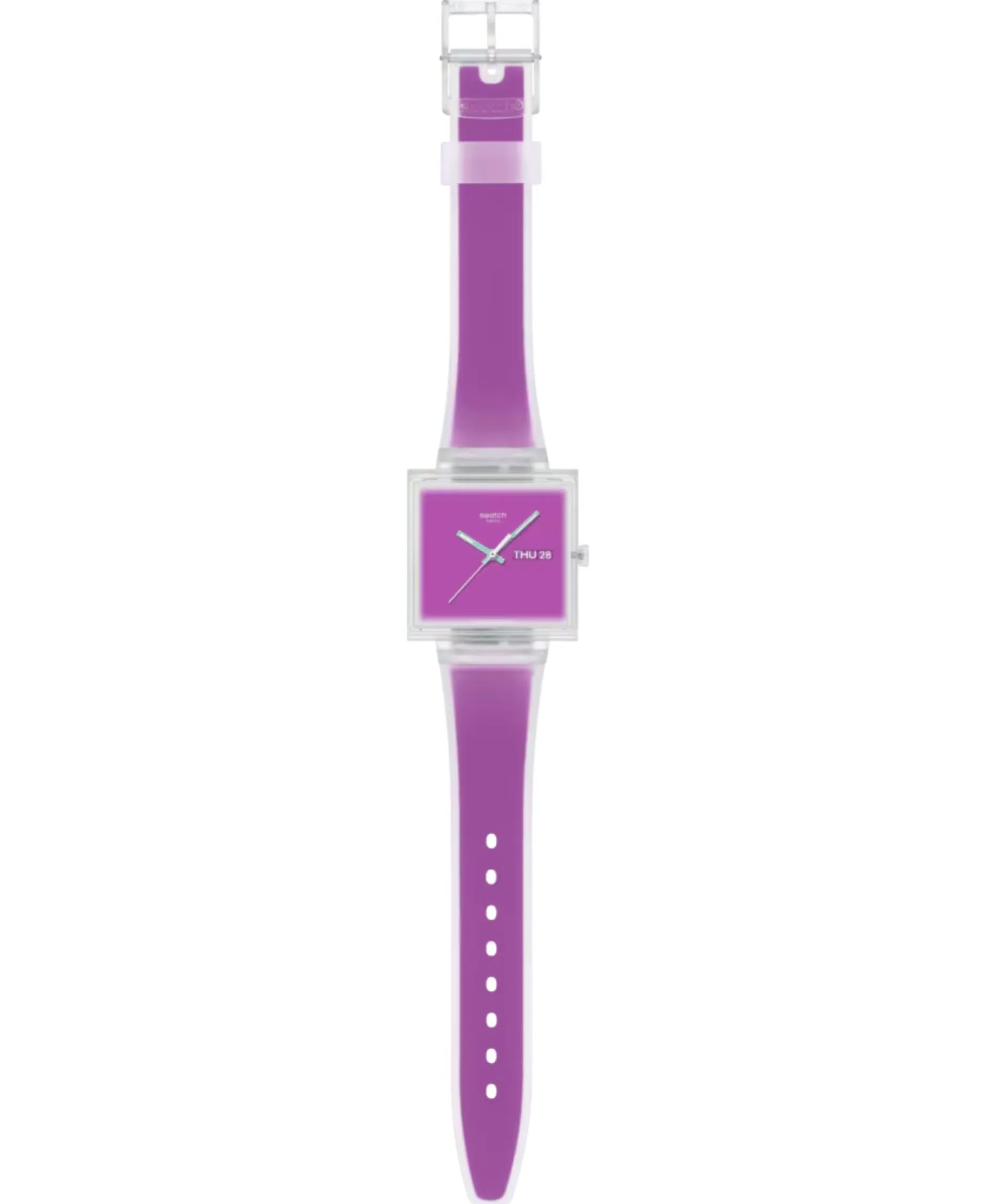 Swatch What If See Thru Magenta 41,80 mm | SO38K705