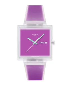 Swatch What If See Thru Magenta 41,80 mm | SO38K705
