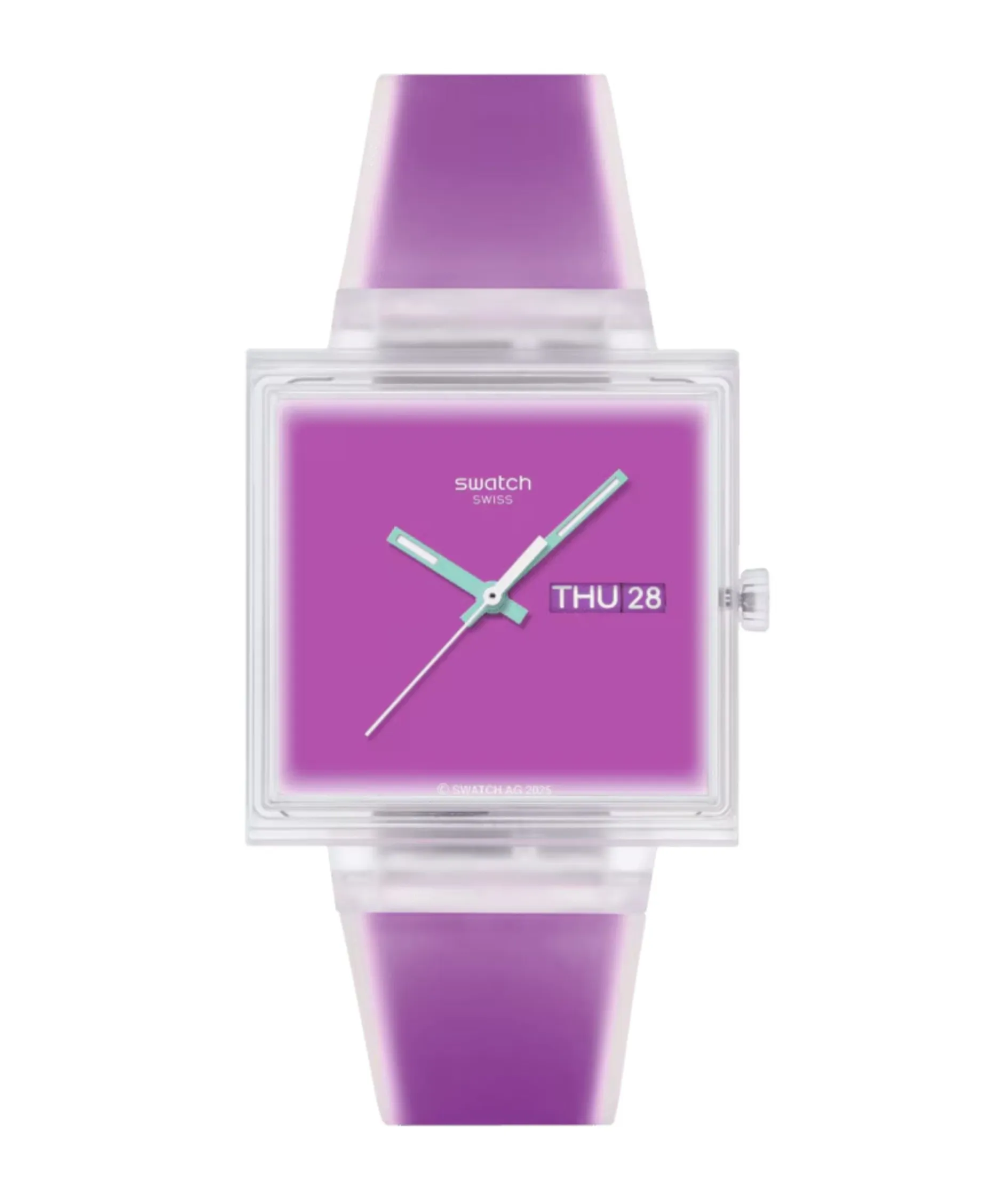 Swatch What If See Thru Magenta 41,80 mm | SO38K705