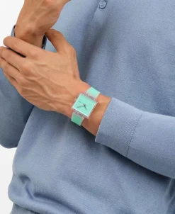 Swatch What If See Thru Mint 41,80 mm | SO38K702