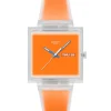 Swatch What If See Thru Orange 41,80 mm | SO38K704
