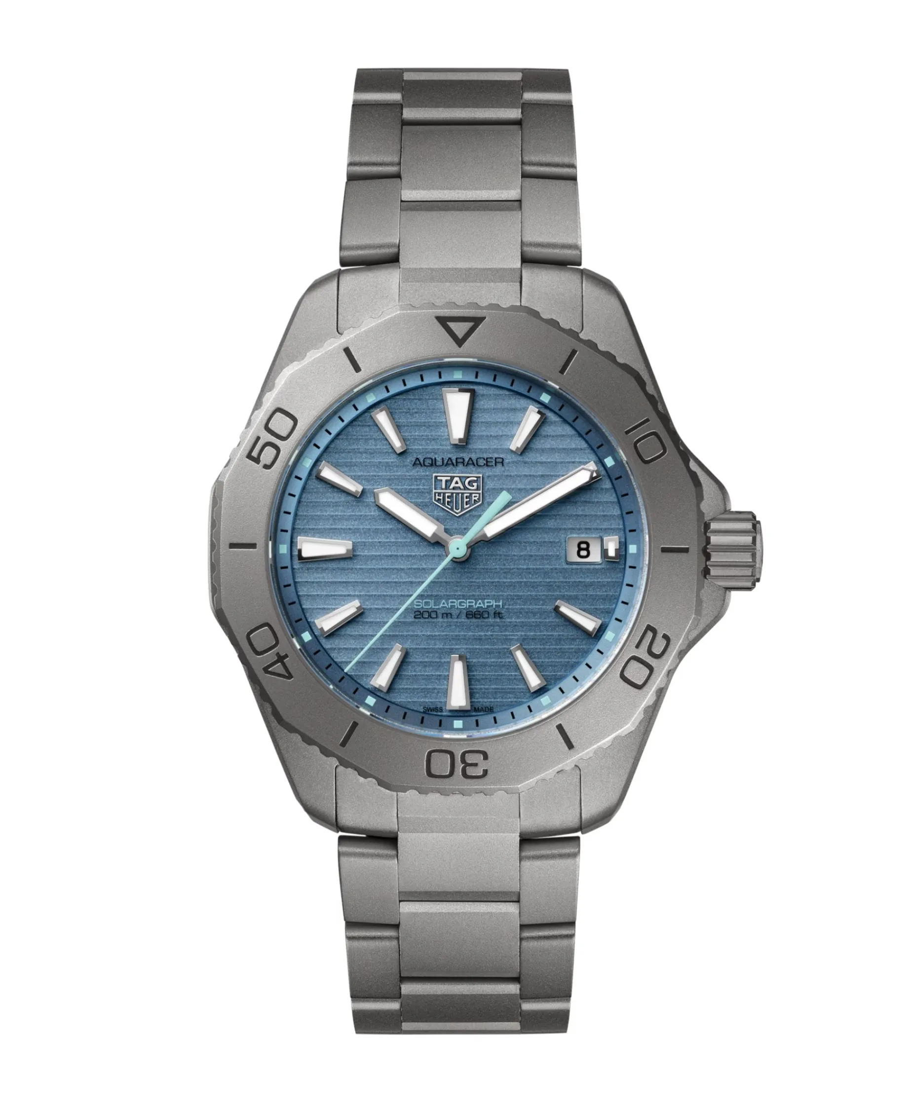 TAG Heuer Aquaracer Professional 200 Solargraph Azul Titanio 40 mm | WBP1182.BF0000