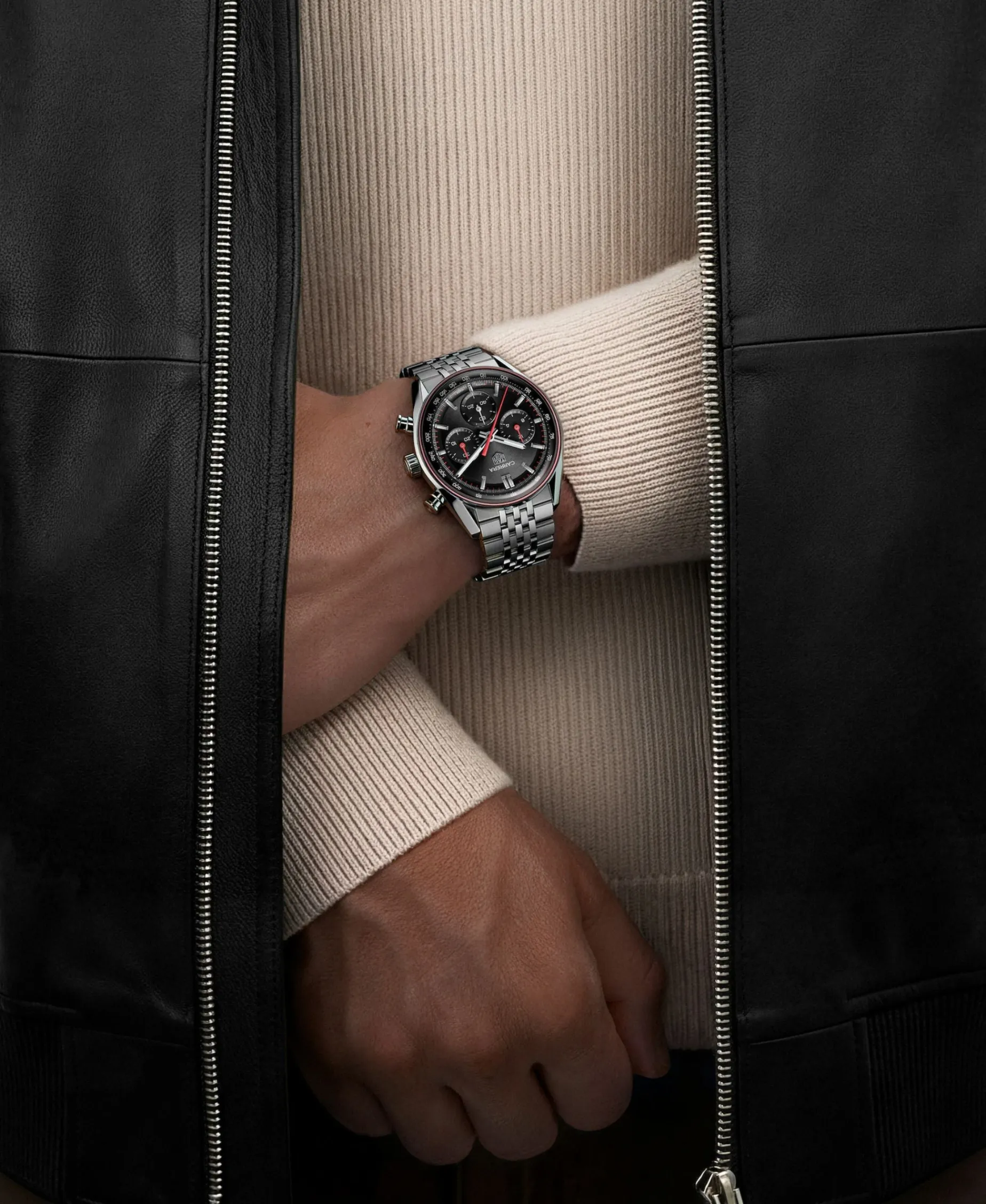 TAG Heuer Carrera Chronograph Automático Negro Acero 41 mm | CBS2114.BA0053