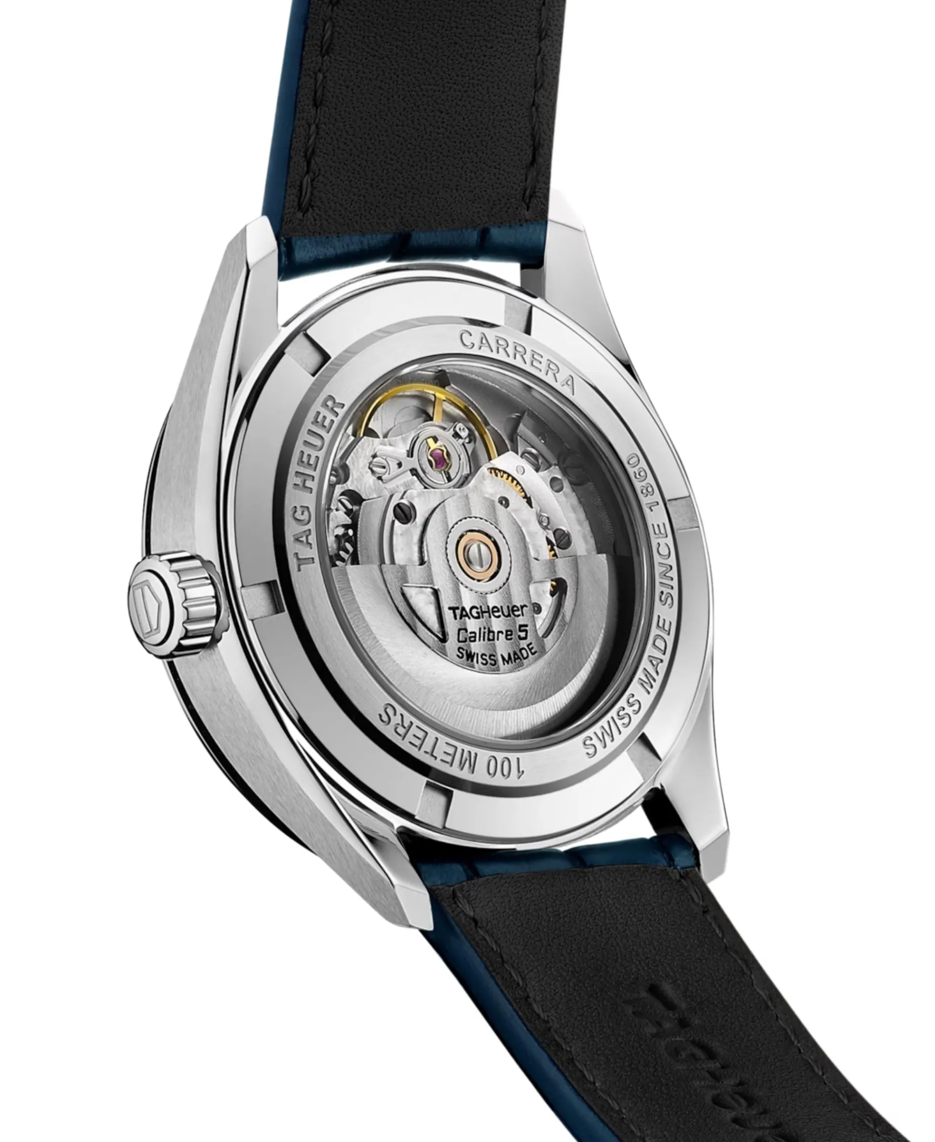 TAG Heuer Carrera Date Automático Calibre 5 Piel Azul 39 mm | WBN2112.FC6504