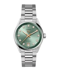 TAG Heuer Carrera Date Automático Calibre 7 Verde 36 mm | WBN2317.BA0001