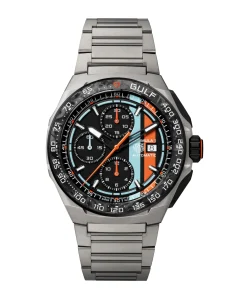 Tag Heuer Formula 1 Chronograph x Gulf Edicion Limitada Taquimetro Negro Titanio 44mm | CBZ208B.BF0009