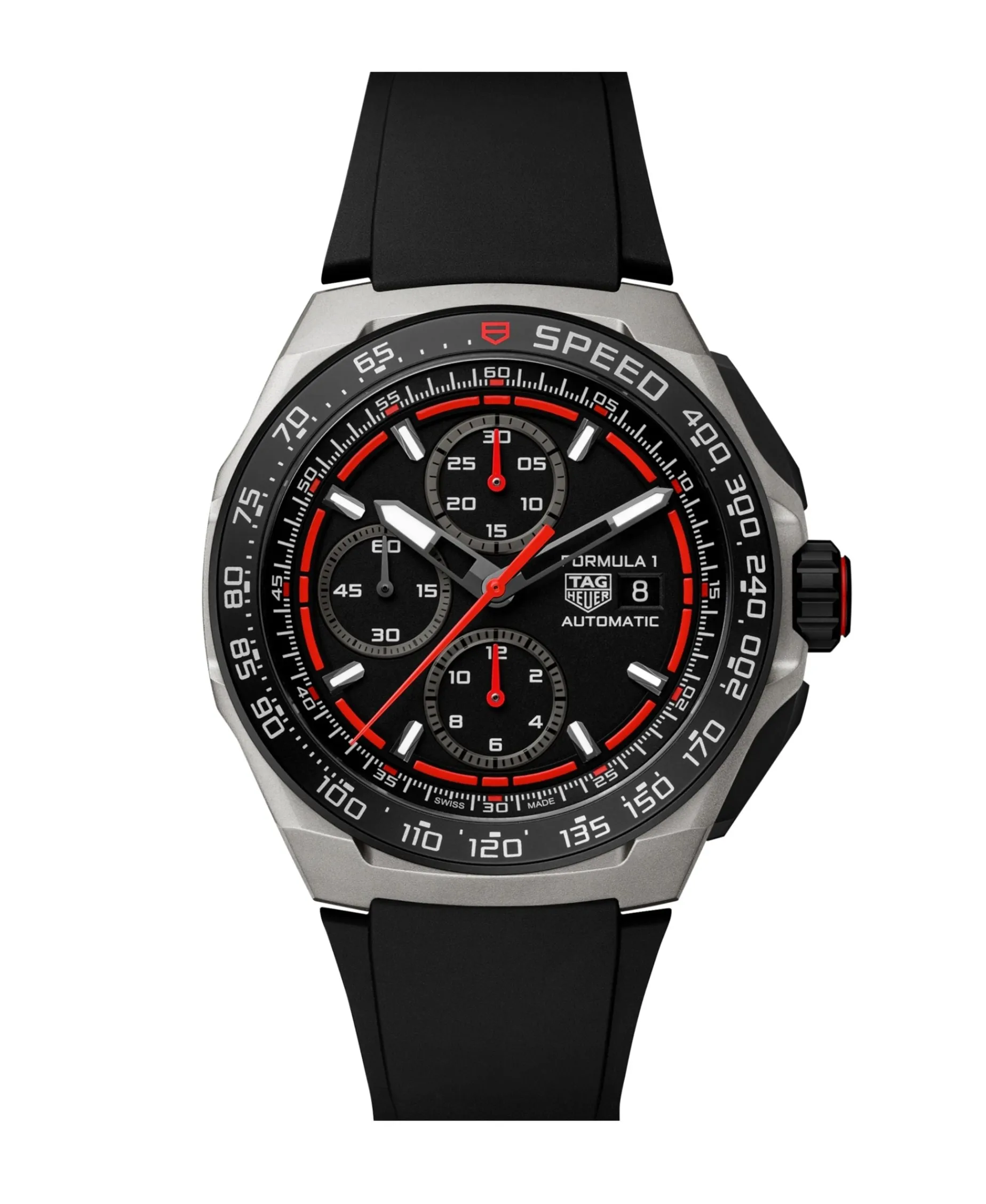 TAG Heuer Formula 1 Chronograph Titanio Rojo 44 mm | CBZ2082.FT8096