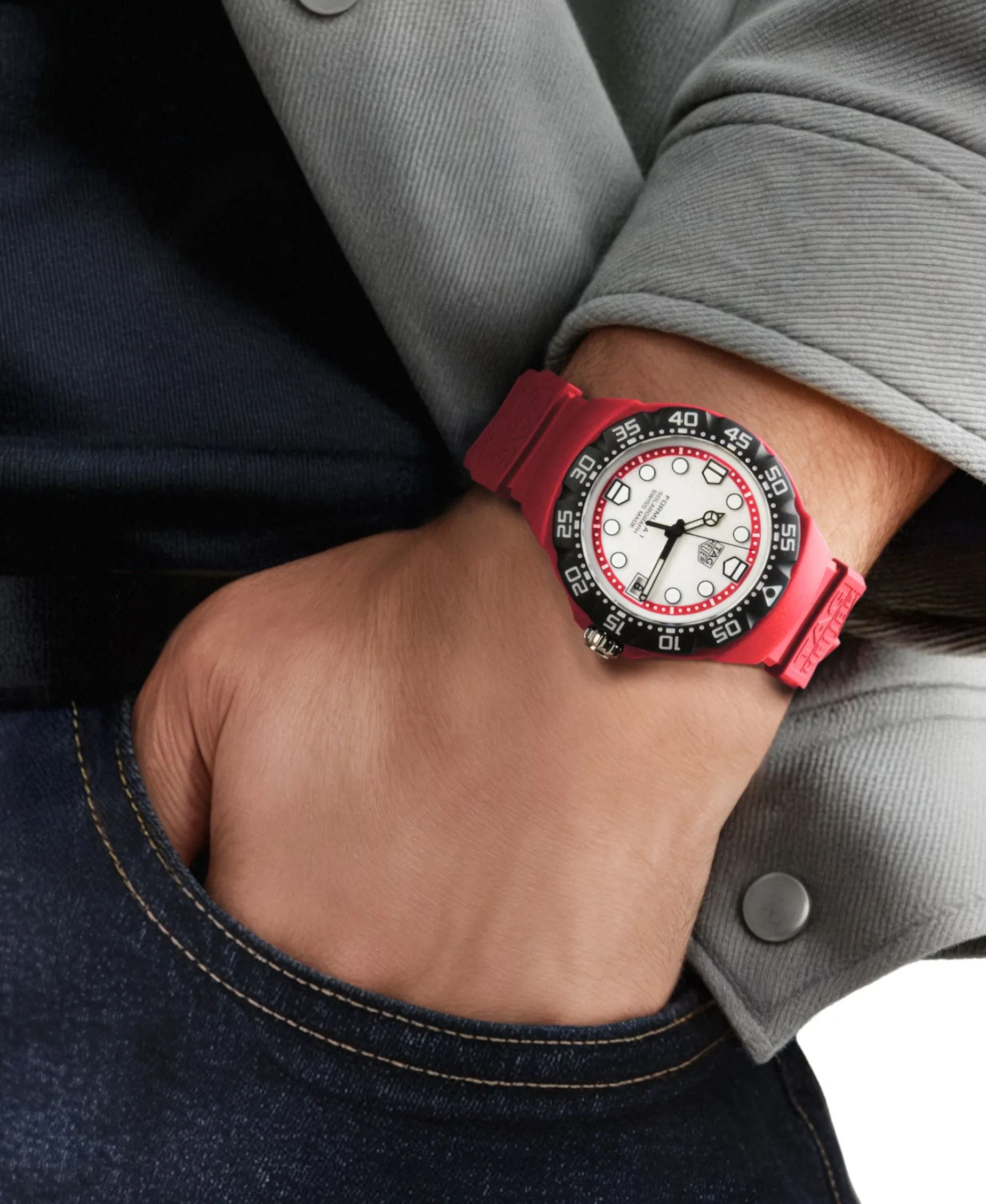 TAG Heuer Formula 1 Solargraph Rojo 38 mm | WBY1161.FT8086