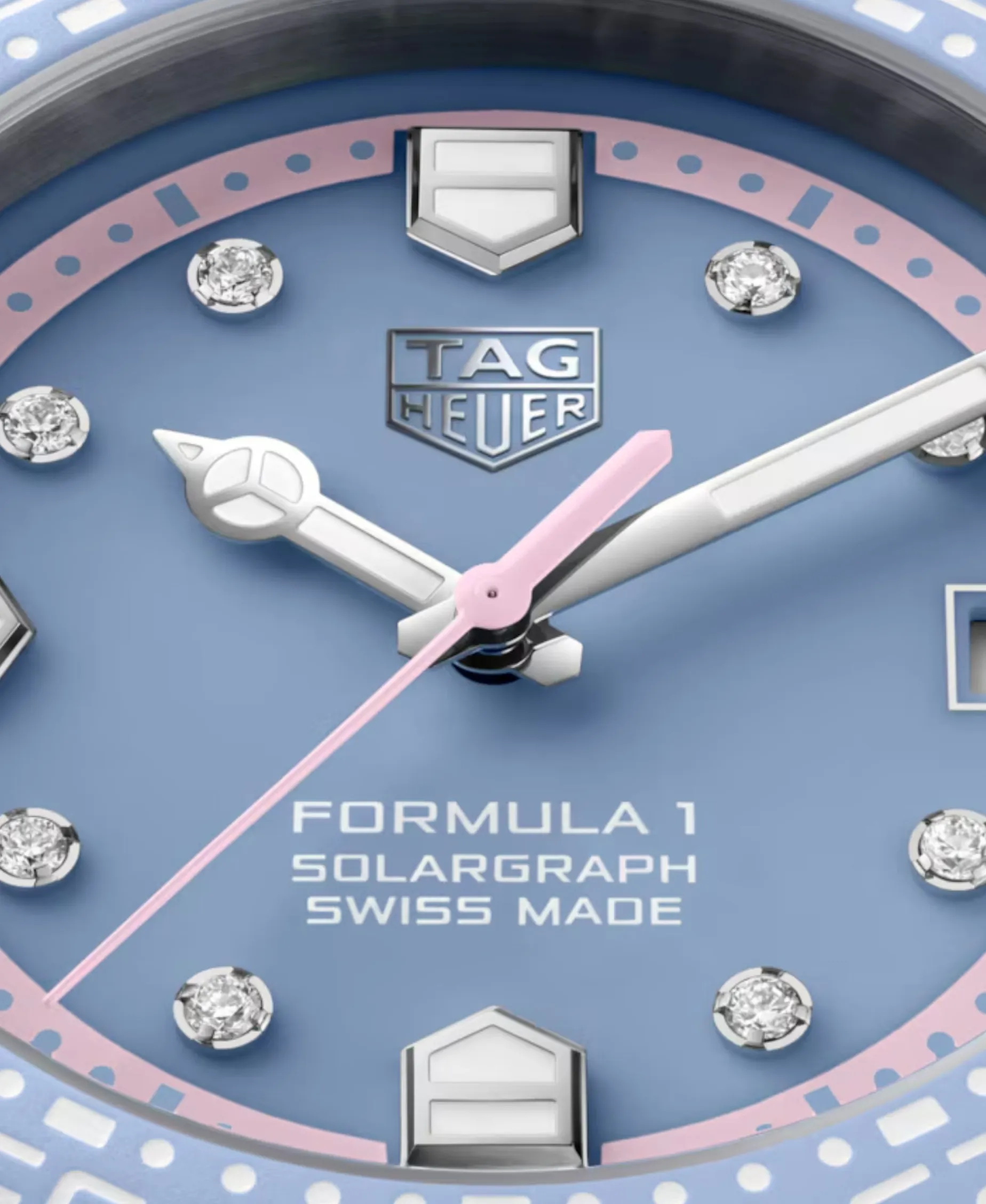TAG Heuer Formula 1 Solargraph Edición Limitada Diamantes Azul Acero 38 mm | WBY111C.BA0042