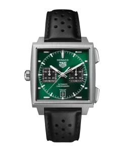 TAG Heuer Monaco Chronograph Verde Titanio 39 mm | CDW2180.FC8360