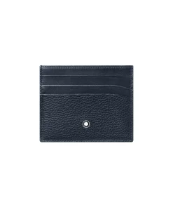 Tarjetero MONTBLANC Meisterstück Soft Grain 6 CC Piel Azul - 127947