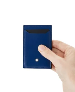 Tarjetero MONTBLANC Meisterstück 3 CC Piel Azul – 129684