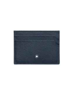 Tarjetero Montblanc Sartorial 5 CC Piel Azul – 128596