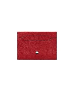 Tarjetero MONTBLANC Sartorial 5 CC Piel Roja – 130831