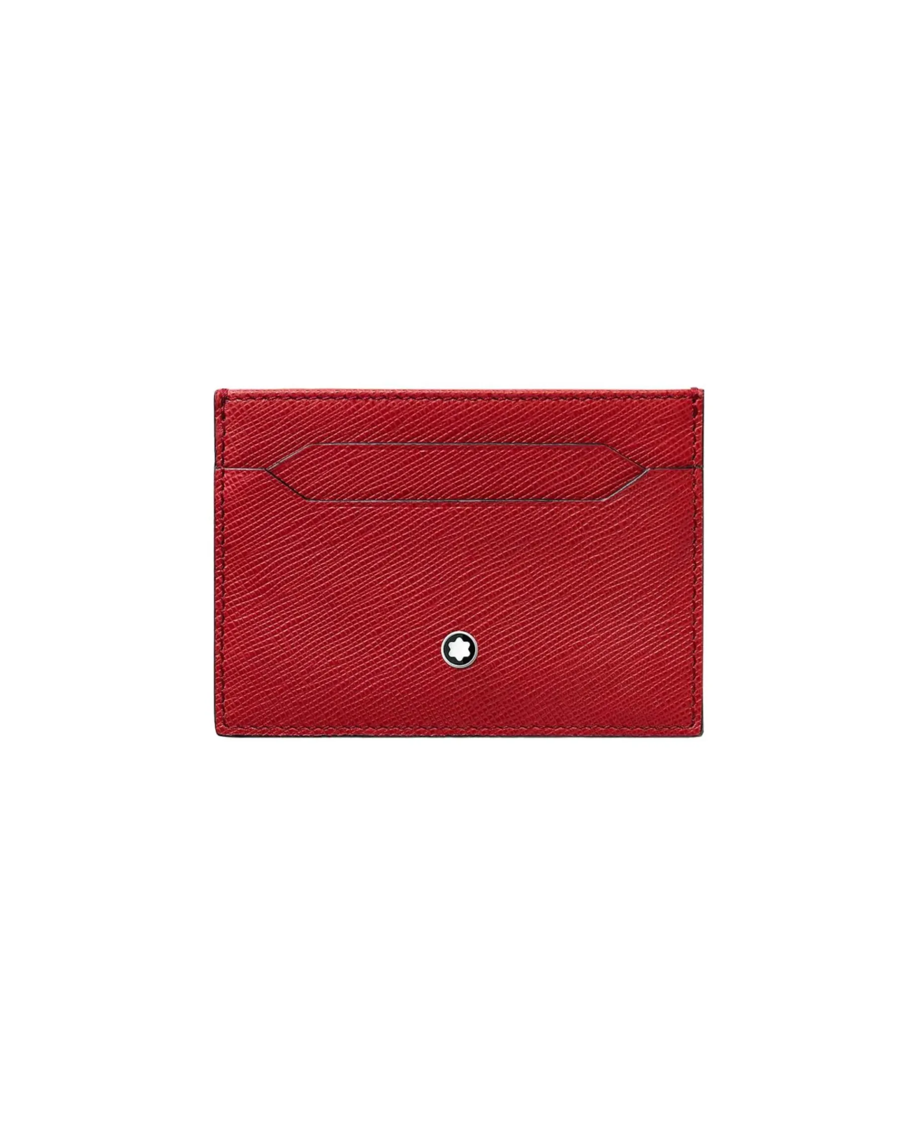 Tarjetero MONTBLANC Sartorial 5 CC Piel Roja – 130831