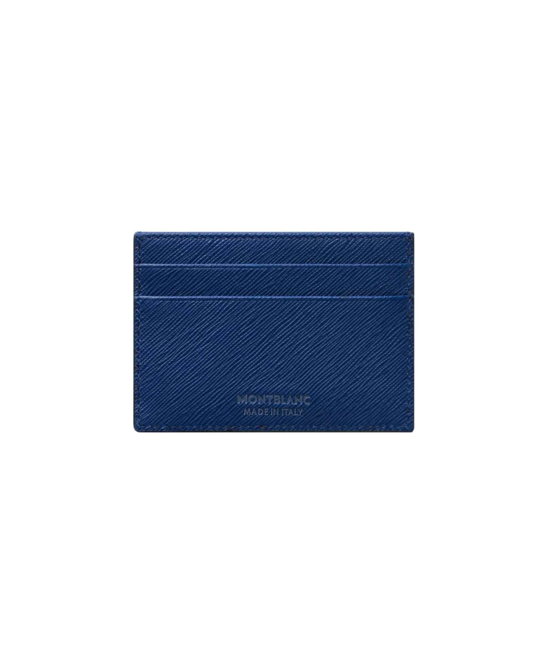 Tarjetero Montblanc Sartorial 5 CC Piel Azul - 130814
