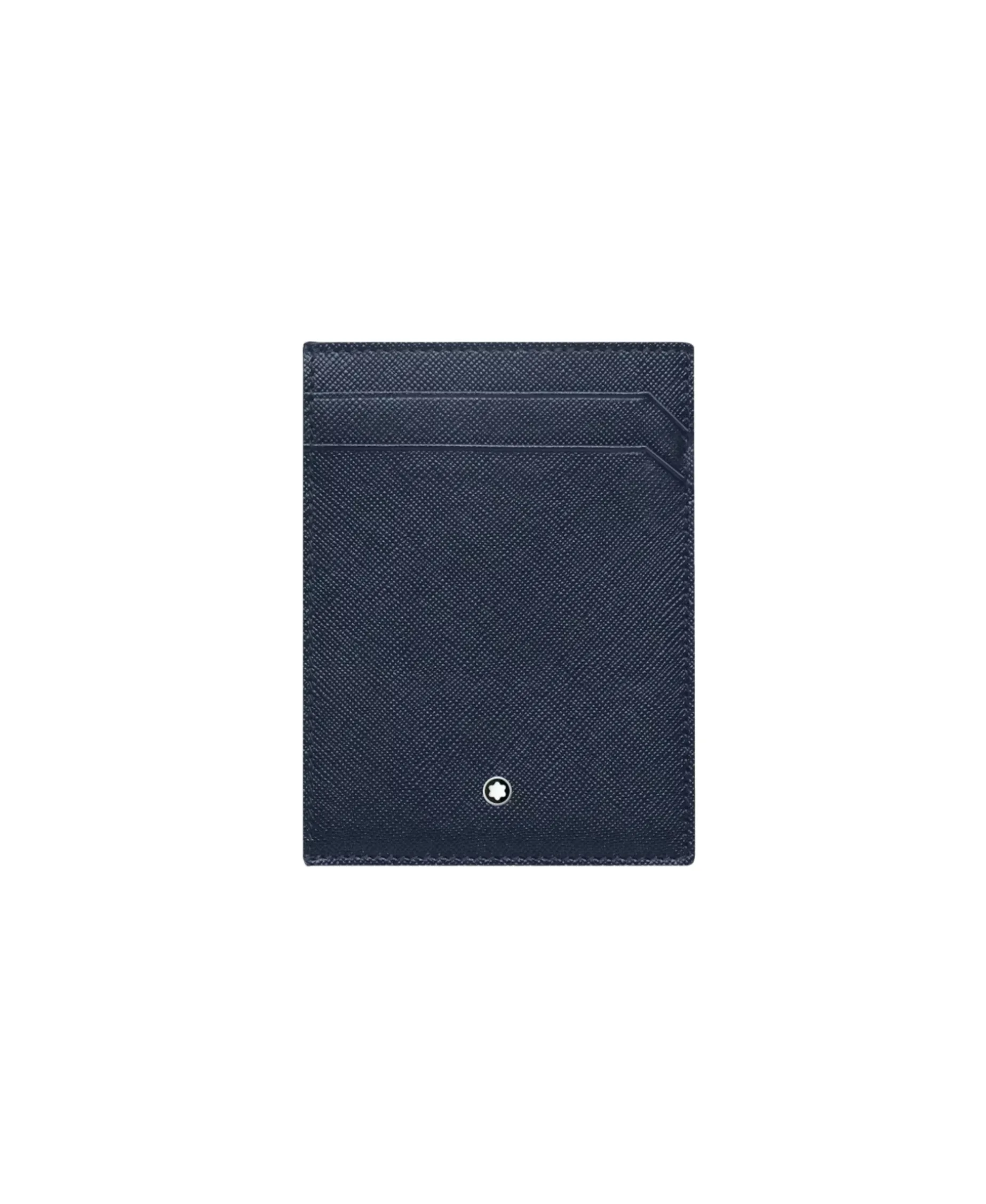 Tarjetero Sartorial MONTBLANC 4 + 1 CC Piel Azul - 128594