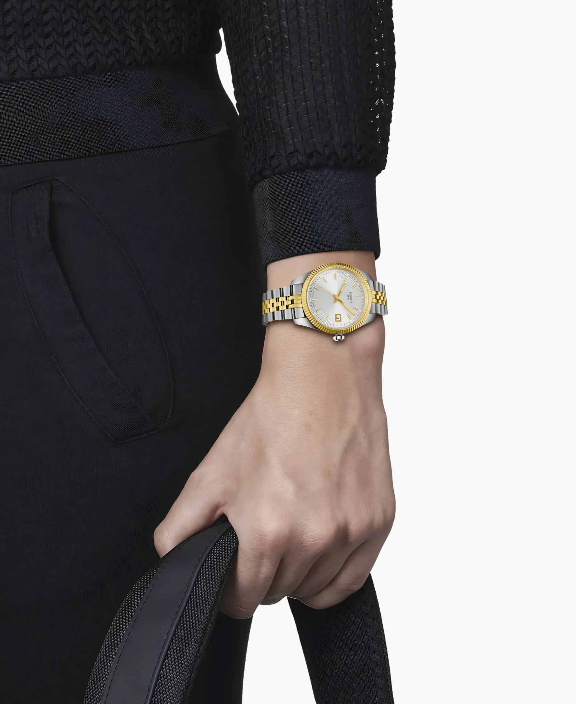 Tissot Ballade Bicolor Acero PVD 34 mm | T156.210.22.031.00