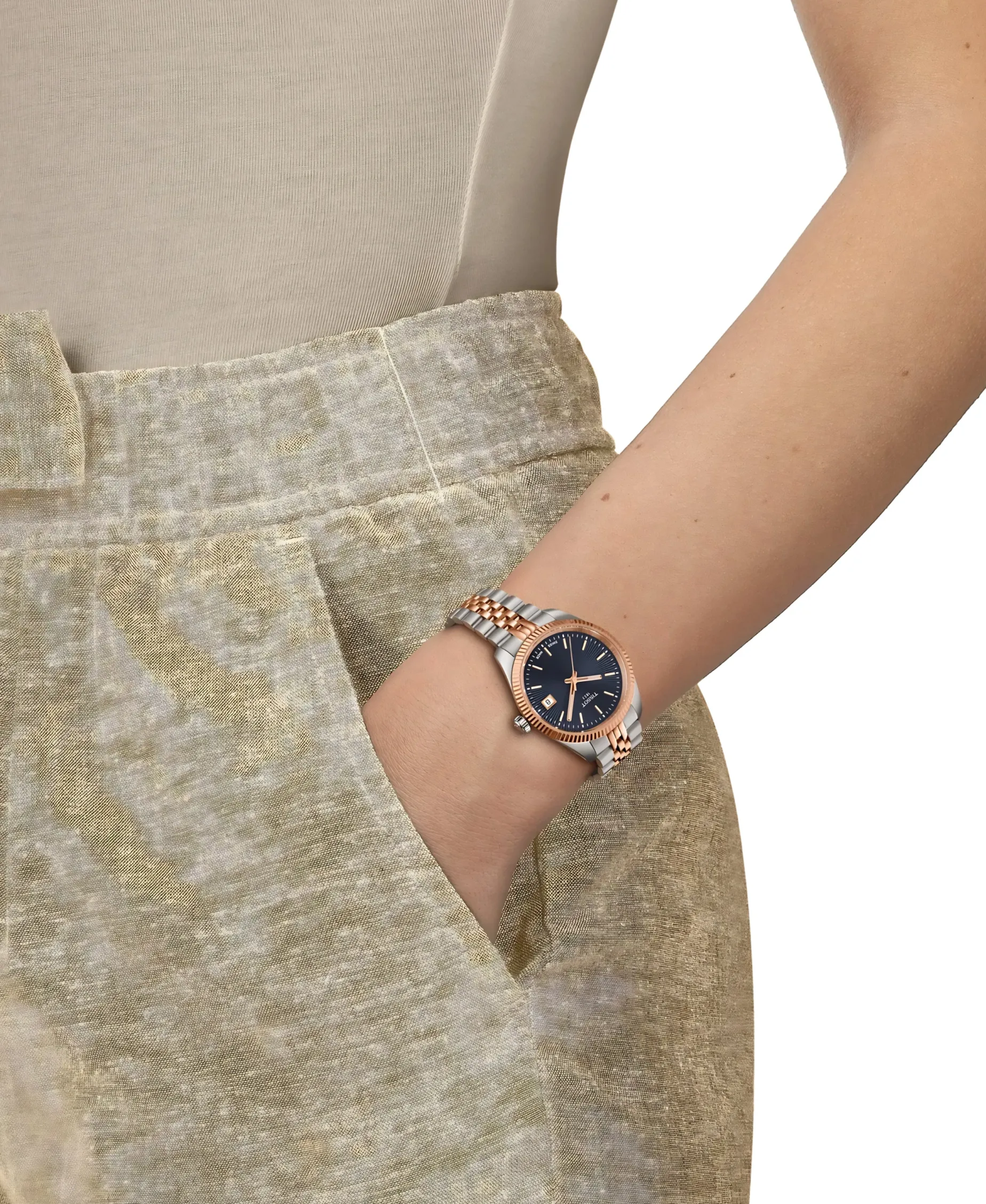 Tissot Ballade Bicolor Acero PVD 34 mm | T156.210.22.041.00