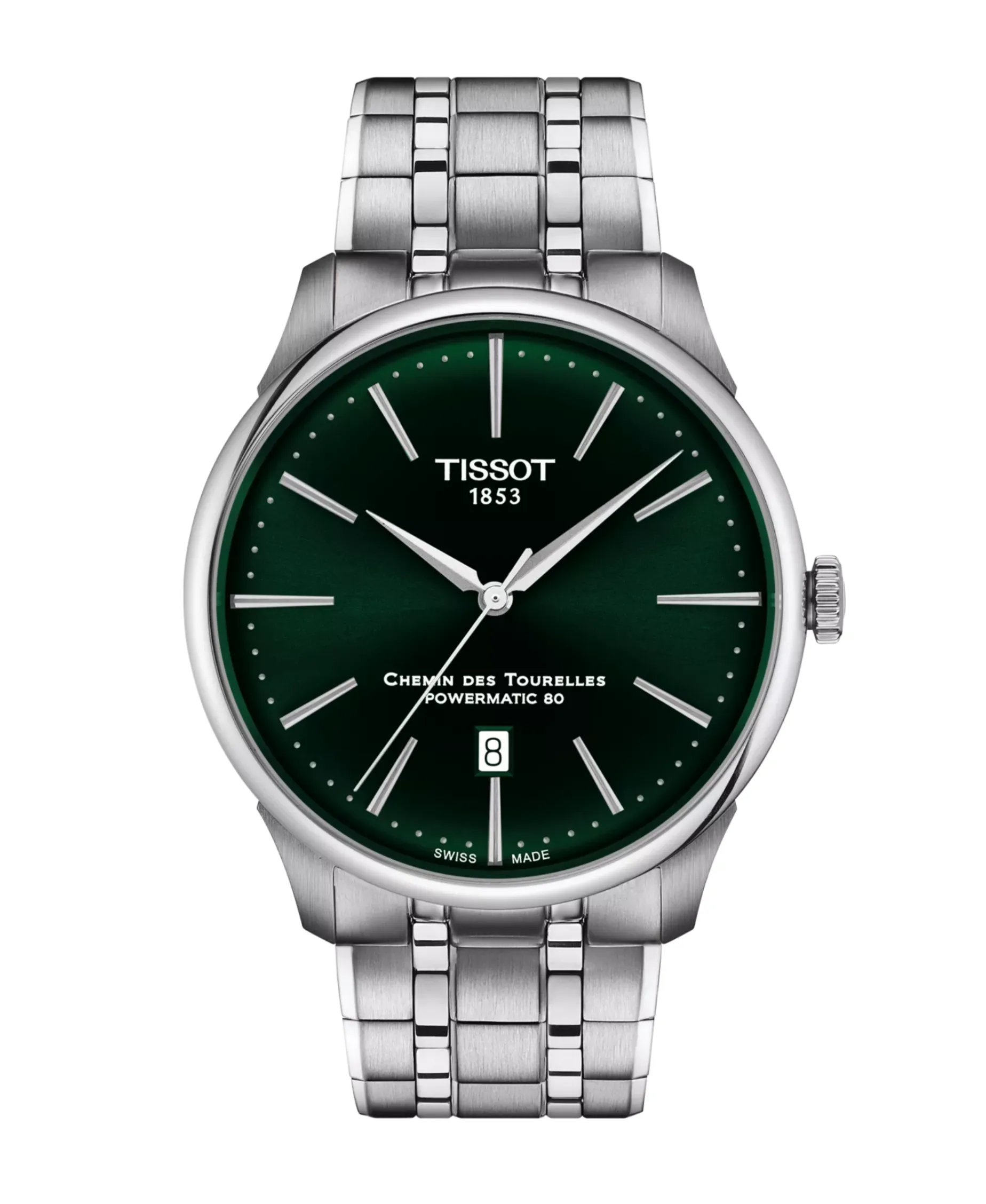 Tissot Chemin des Tourelles Powermatic 80 Verde 42 mm | T139.407.11.091.00