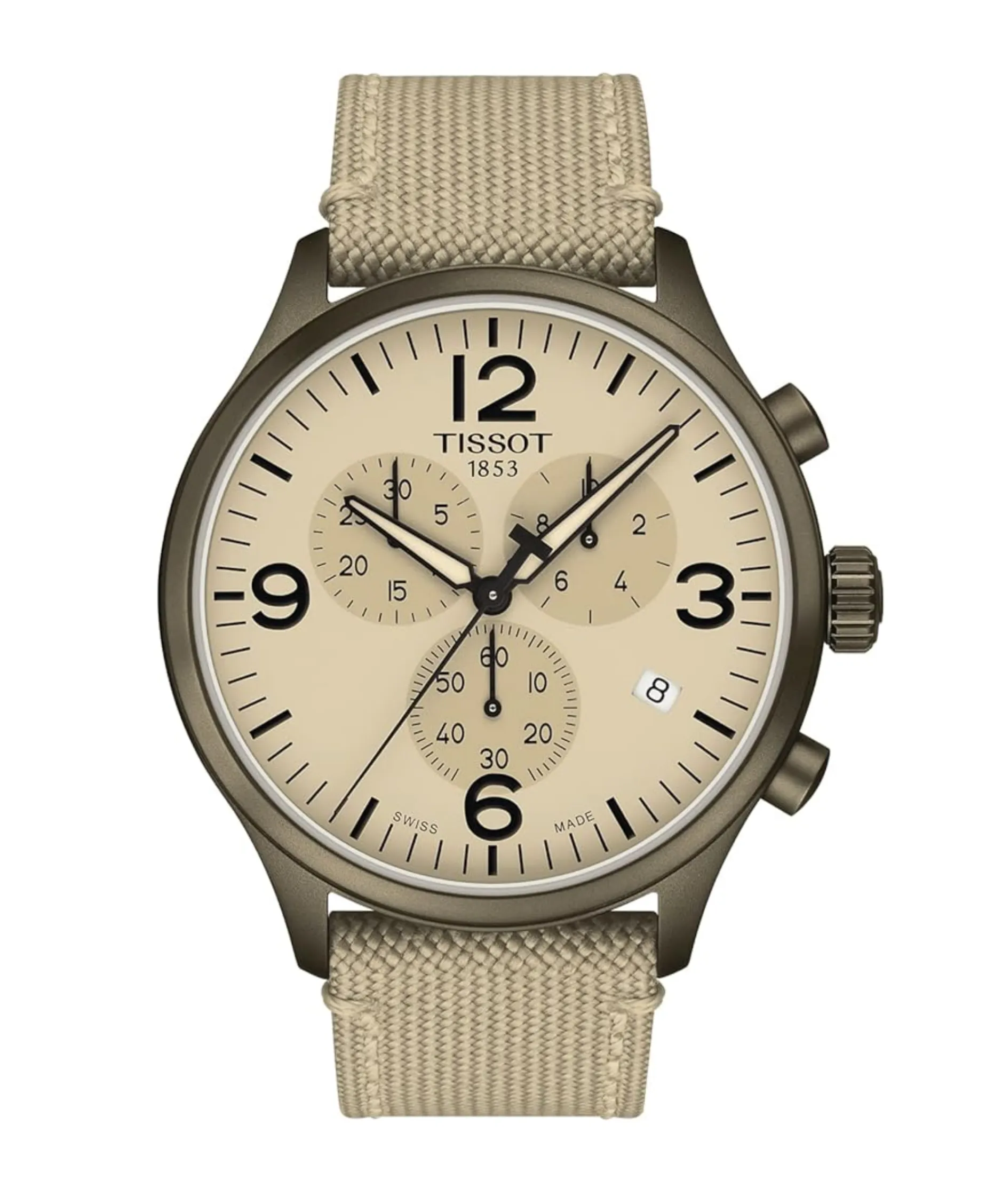 Tissot Chrono XL PVD Gris y Beige 45 mm | T116.617.37.267.01