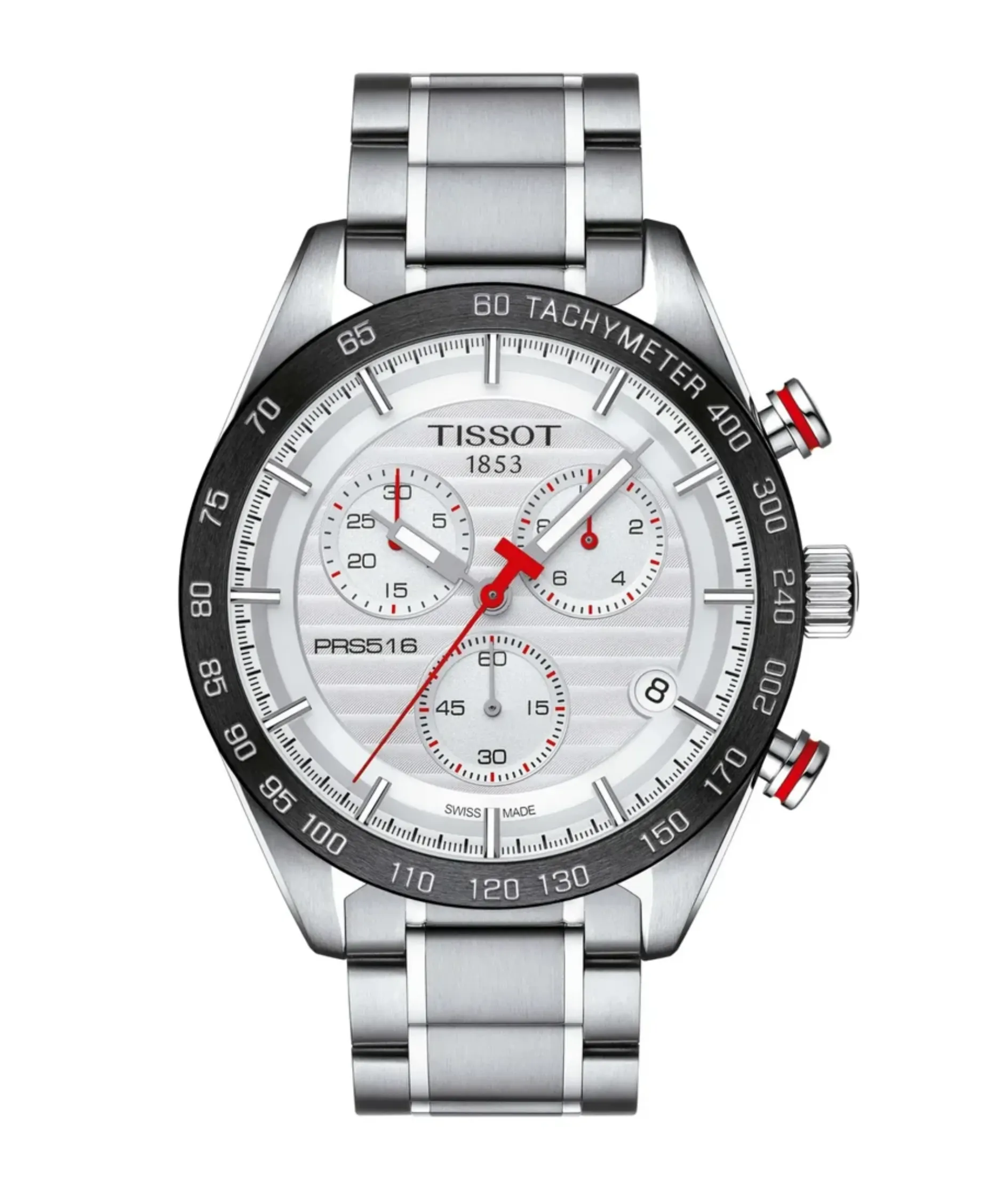 Tissot PR516 Cronógrafo Acero Blanca 42 mm | T100.417.11.031.00