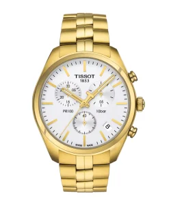Tissot PR 100 Cronógrafo Dorado 41 mm | T101.417.33.031.00