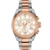 Tissot PR 100 Cronógrafo Nácar Blanco Acero y PVD Oro Rosa 36 mm | T1502172211100