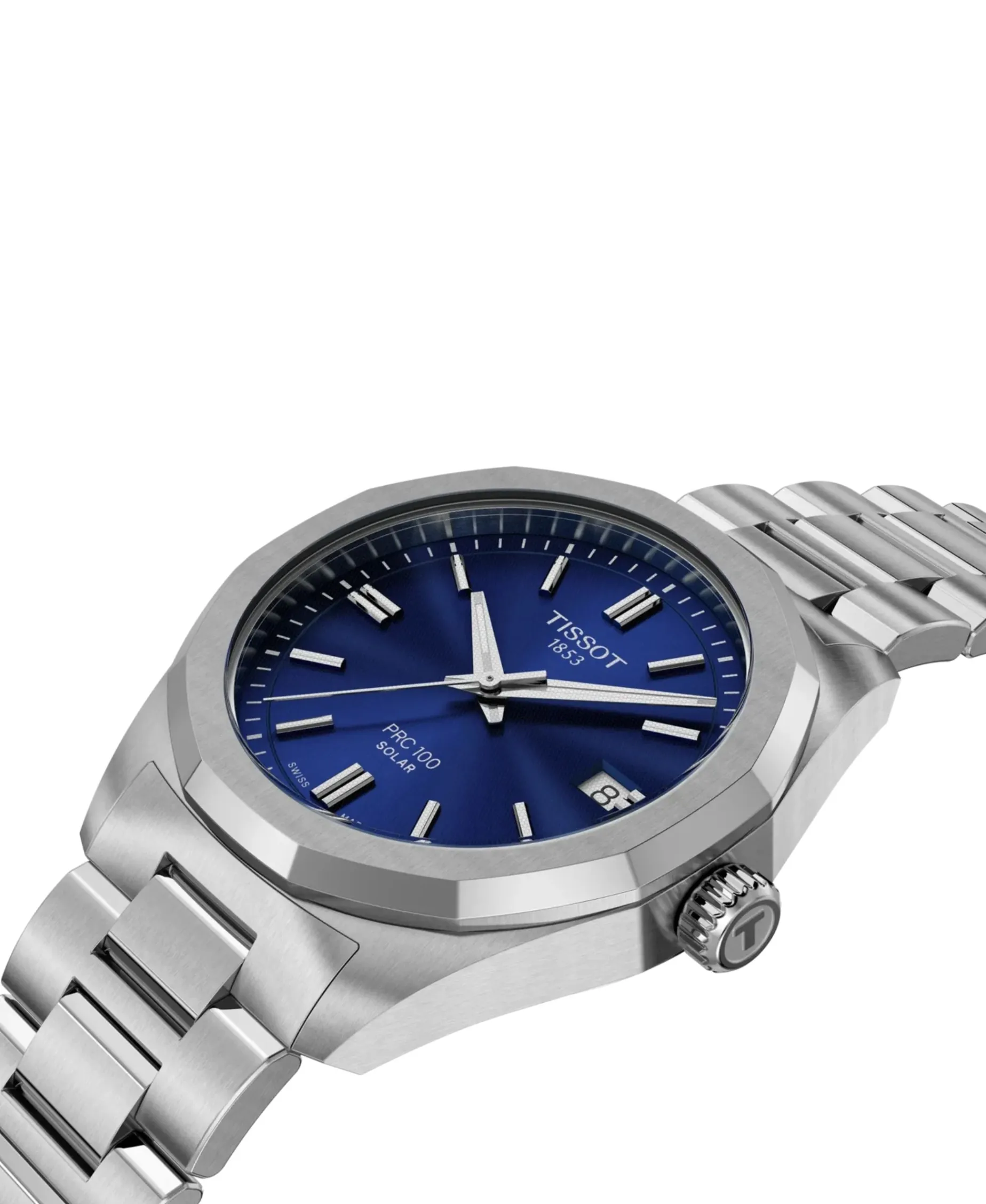 Tissot PRC 100 Solar Azul Acero 34 mm | T1518221104100