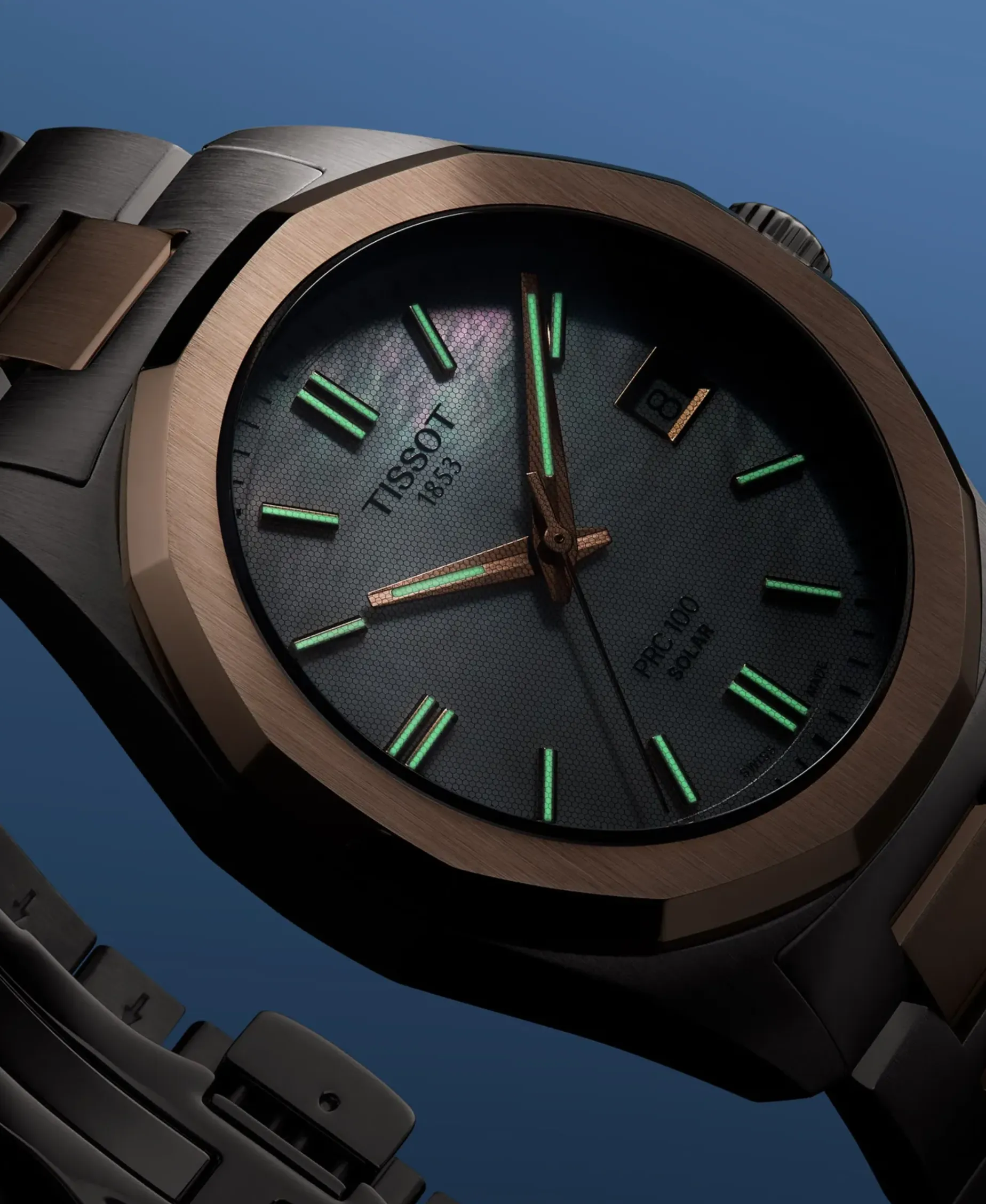Tissot PRC 100 Solar Bicolor de 34 mm | T151.822.22.111.00