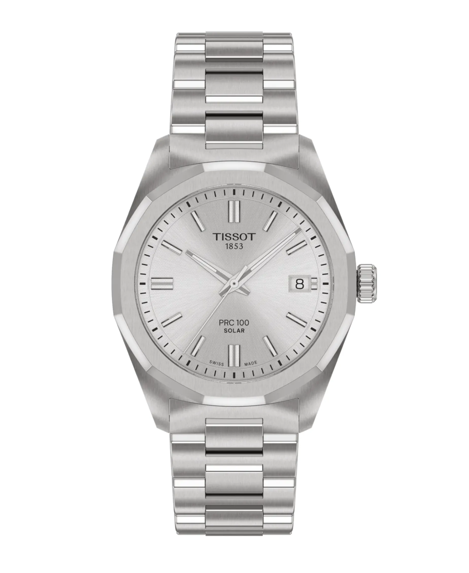 Tissot PRC 100 Solar Plateado de 34 mm | T151.822.11.031.00