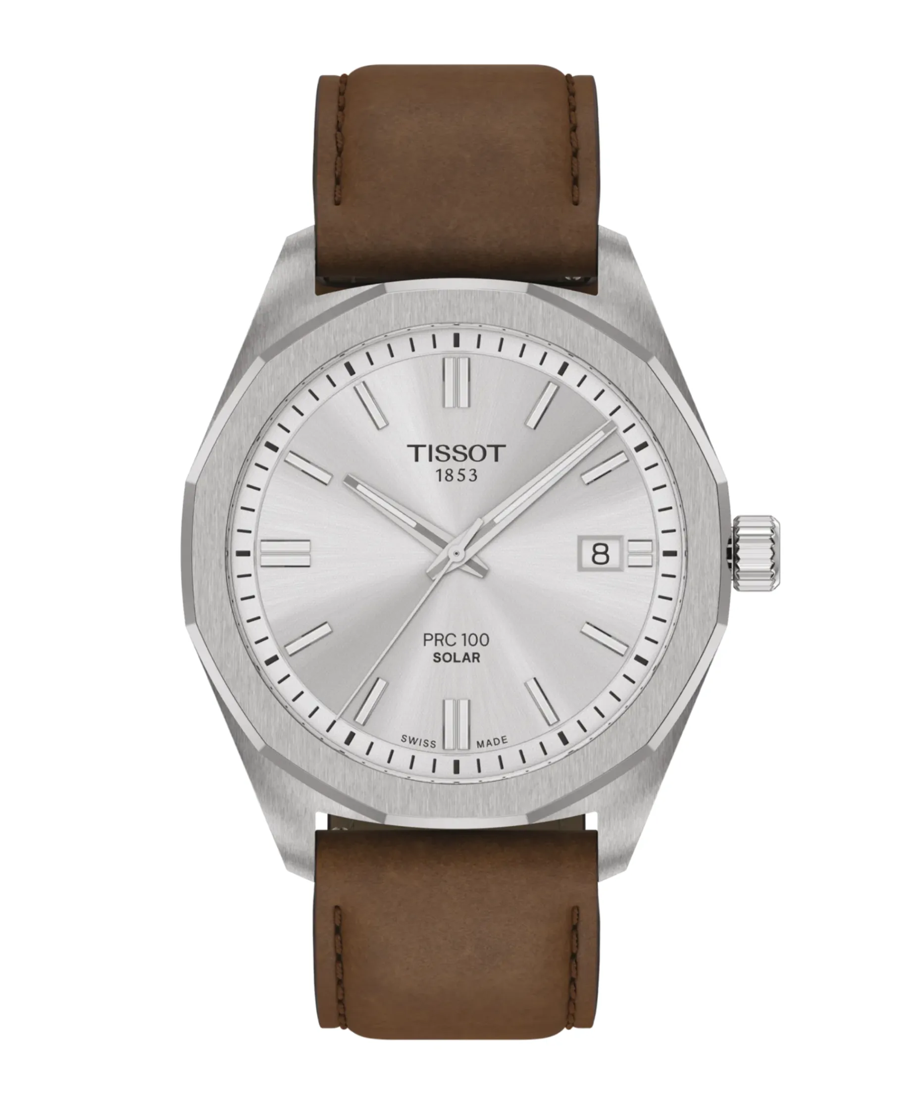 Tissot PRC 100 Solar Plateado de 39 mm | T151.422.16.031.00
