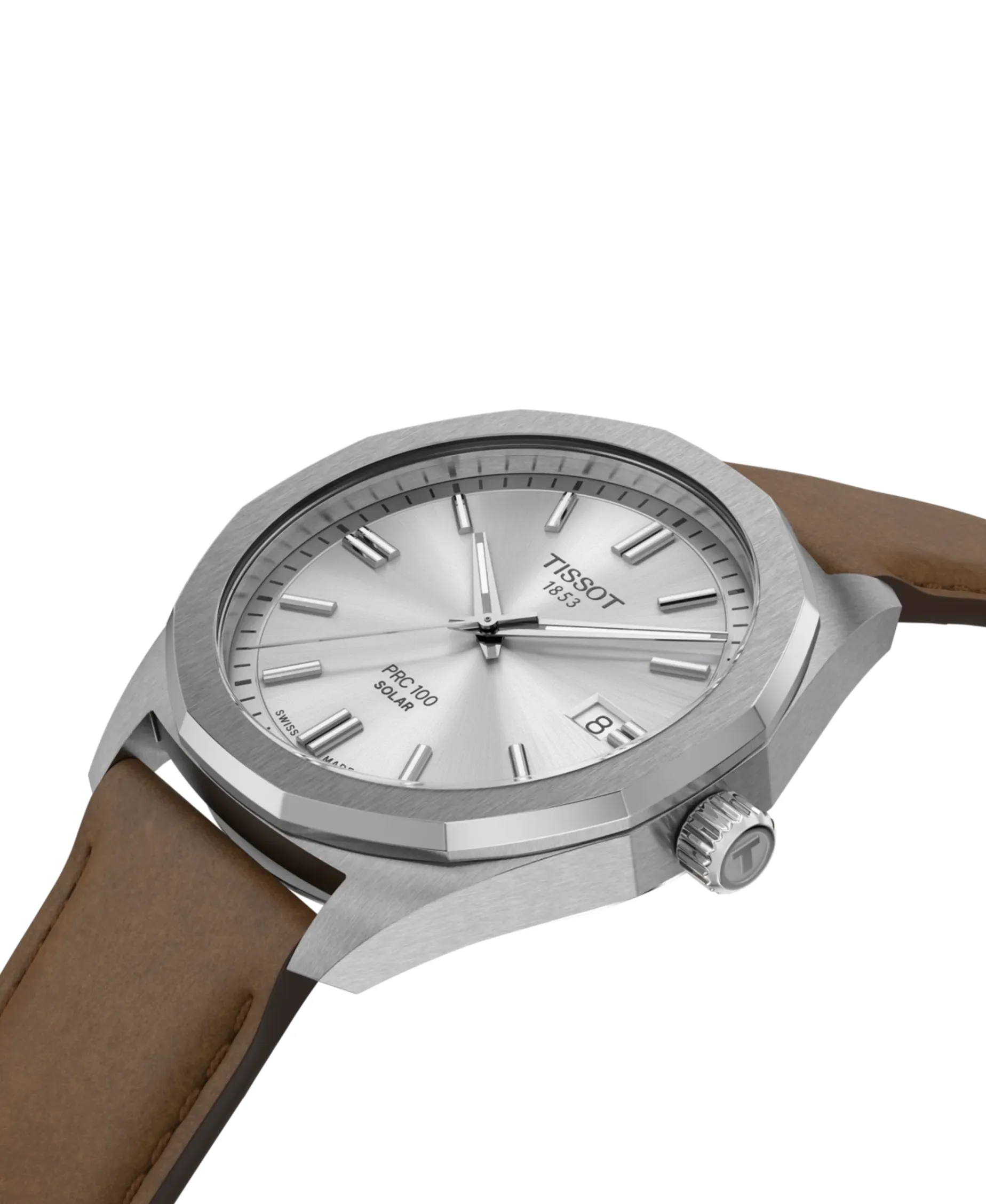 Tissot PRC 100 Solar Plateado de 39 mm | T151.422.16.031.00