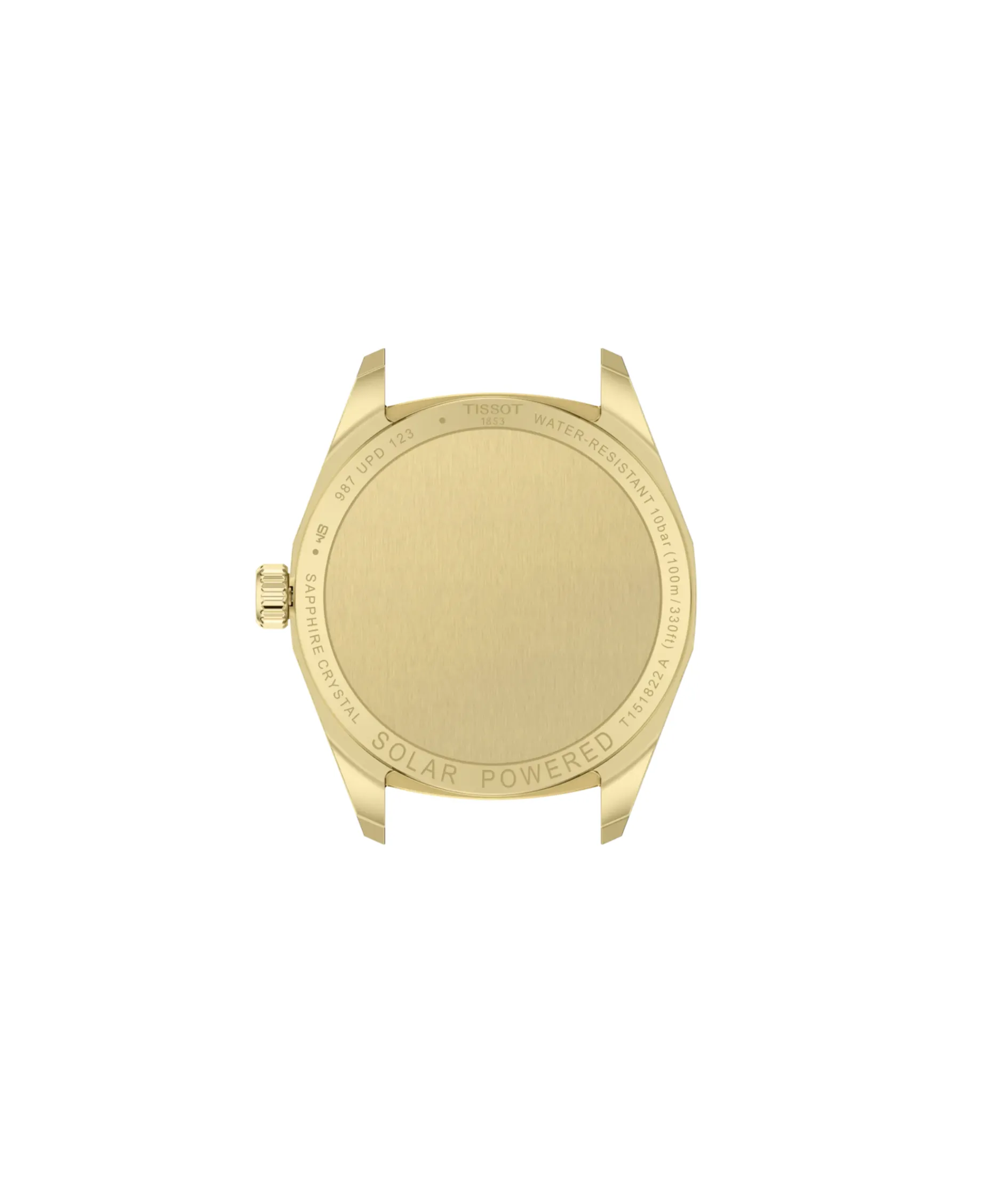 Tissot PRC 100 Solar PVD Color Oro Amarillo 34 mm | T151.822.33.021.00