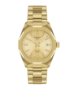 Tissot PRC 100 Solar PVD Color Oro Amarillo 34 mm | T151.822.33.021.00