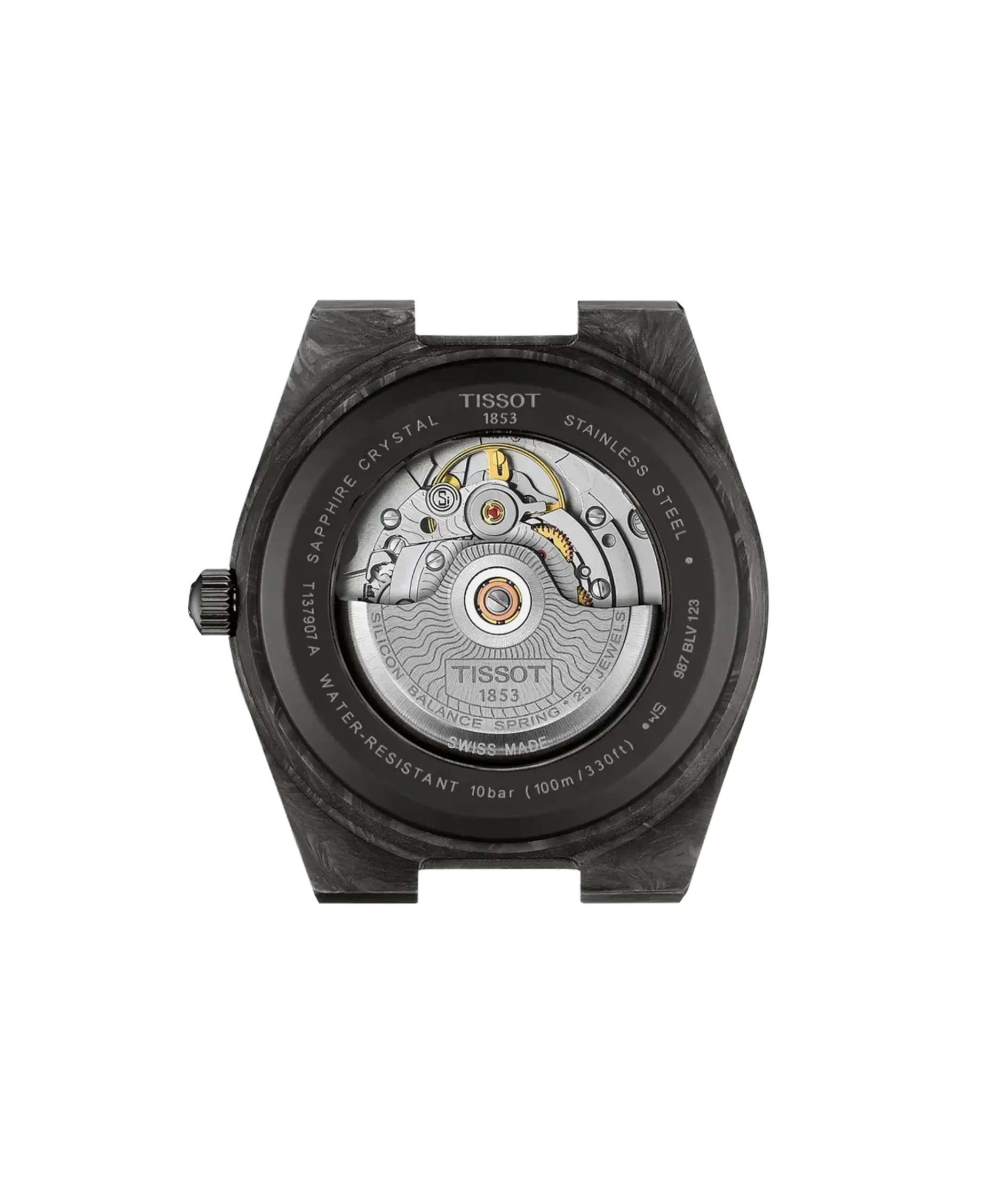 Tissot PRX Powermatic 80 Carbono Forjado Negro 40 mm | T1379079720100
