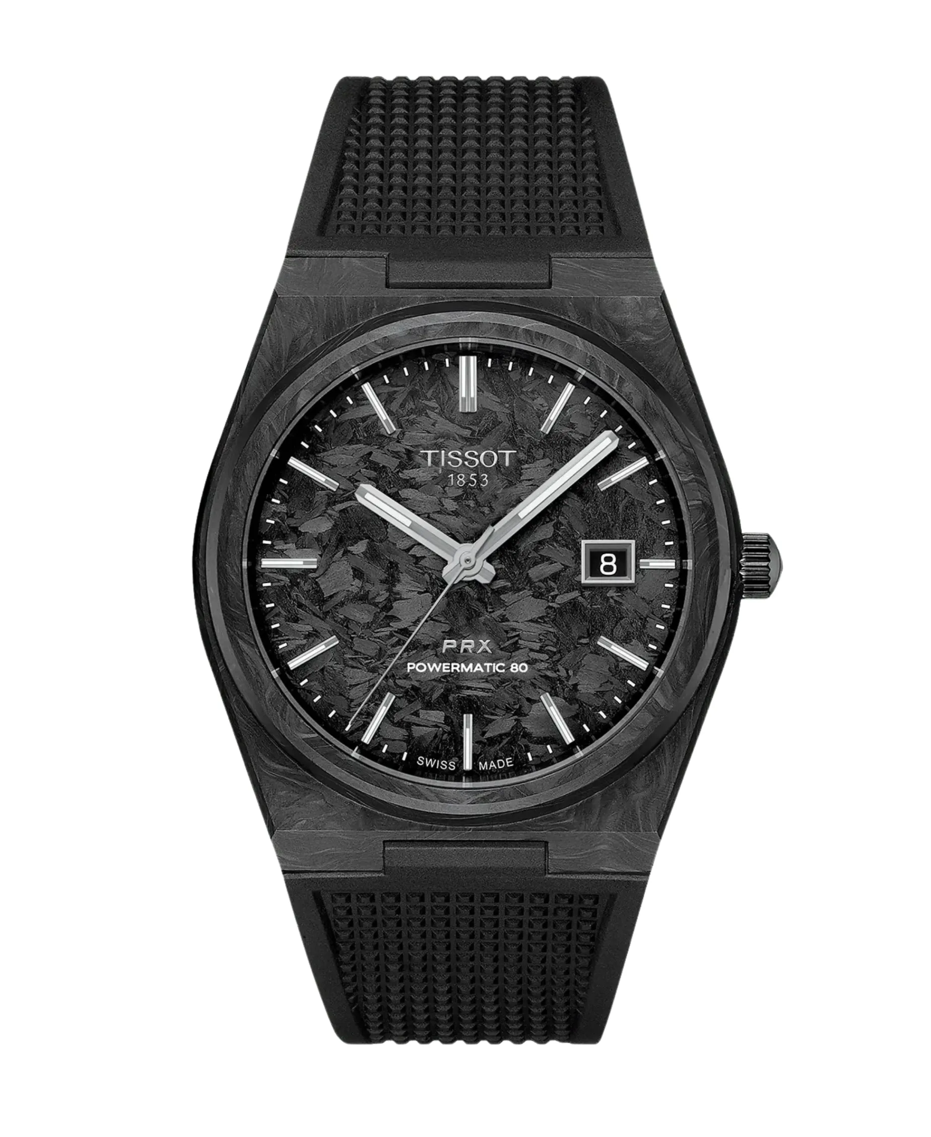 Tissot PRX Powermatic 80 Carbono Forjado Negro 40 mm | T1379079720100