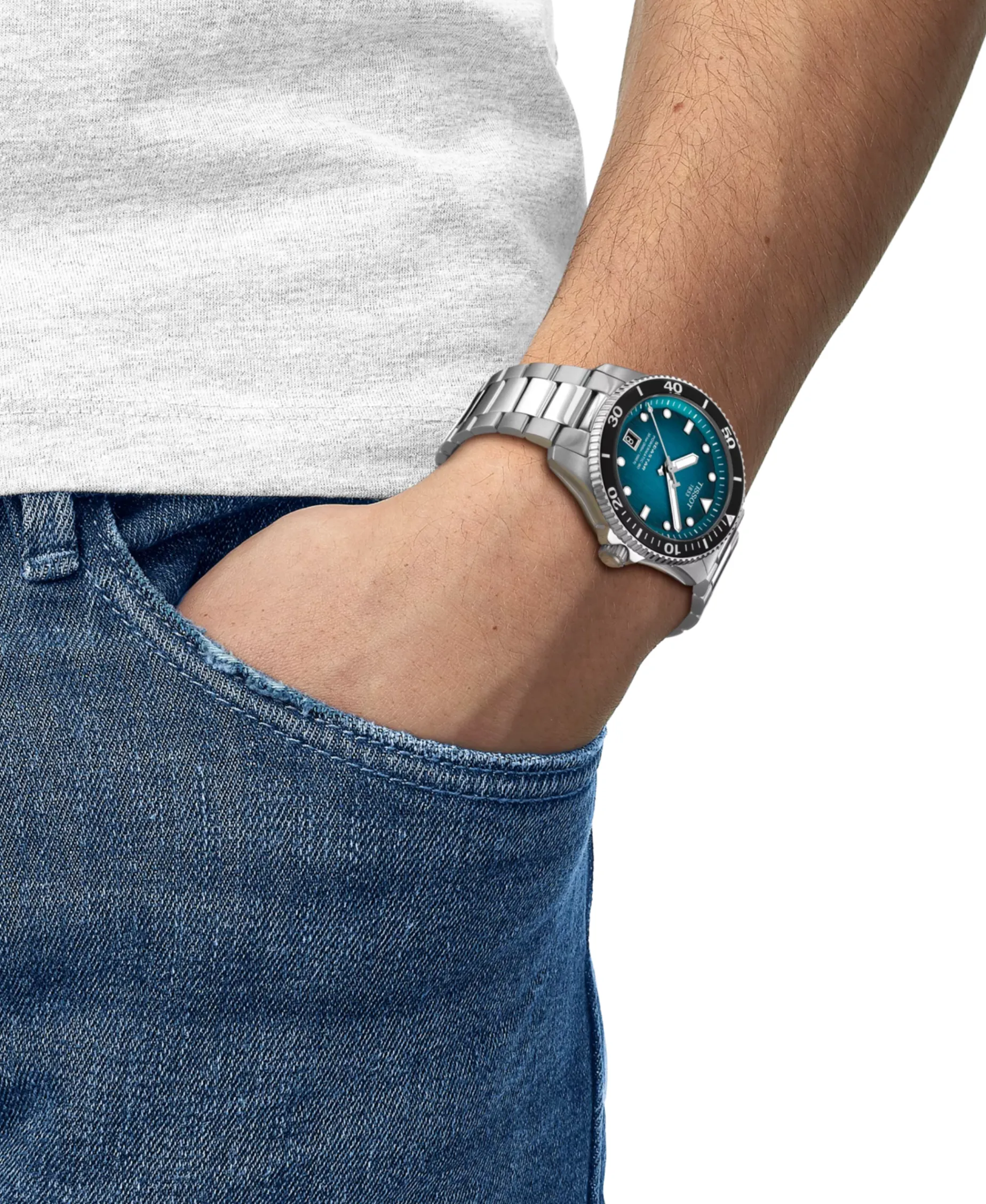 Tissot Seastar 1000 Degradado Turquesa 40 mm | T120.807.11.091.00