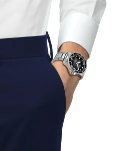 Tissot Seastar 2000 Powermatic 80 Automático Negro Acero 44 mm | T120.907.11.051.00