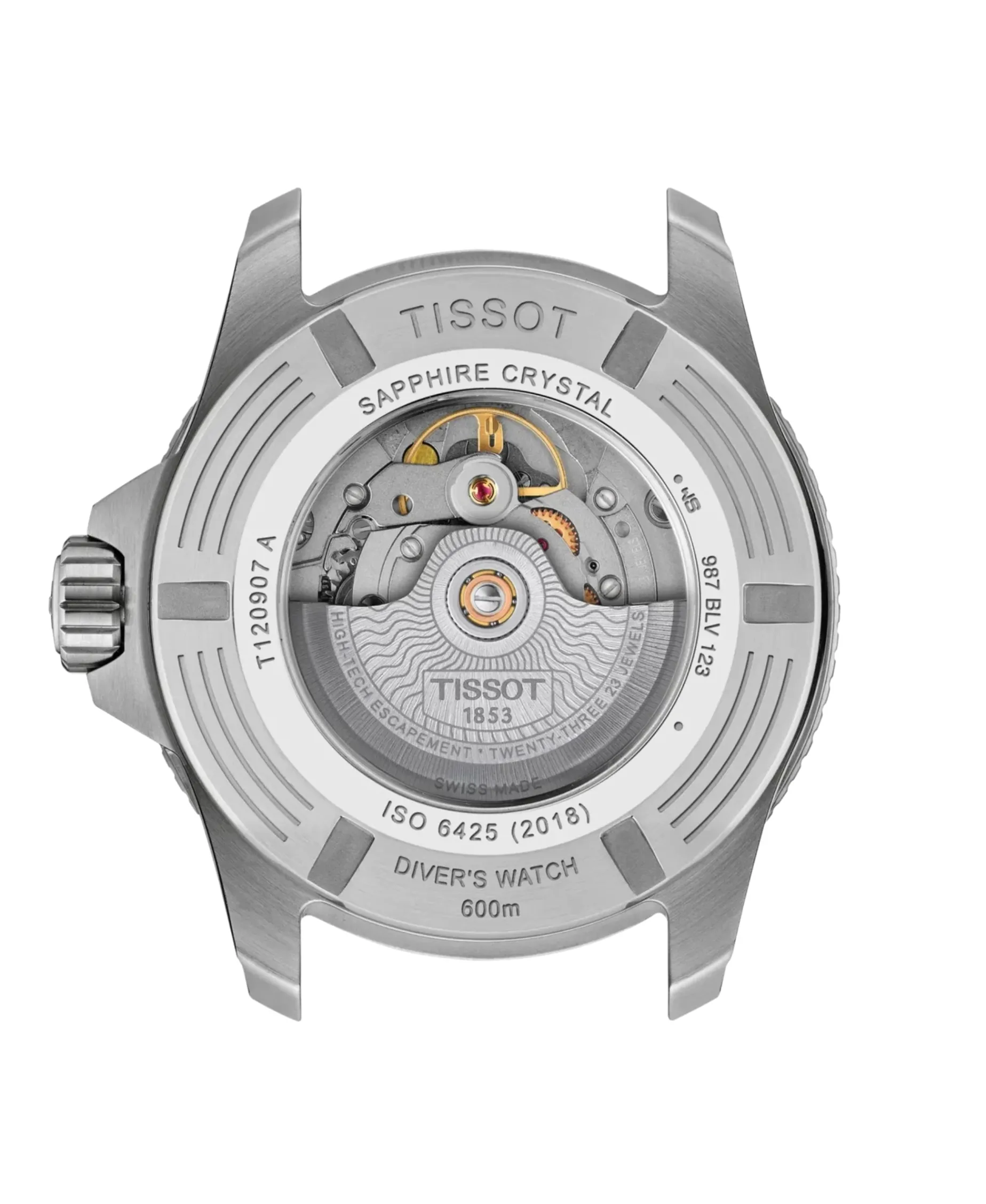 Tissot Seastar 2000 Powermatic 80 Automático Negro Acero 44 mm | T120.907.11.051.00