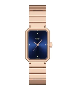 TISSOT SRV 30 mm Rectangular Bicolor Oro Rosa | T160.110.33.046.00
