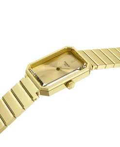 TISSOT SRV 30 mm Rectangular PVD Oro Amarillo | T160.110.33.023.00